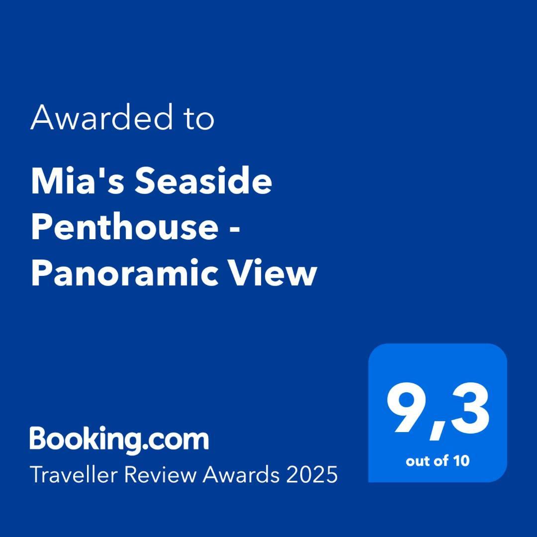 Mia'S Seaside Penthouse - Panoramic View Appartement Piraeus Buitenkant foto